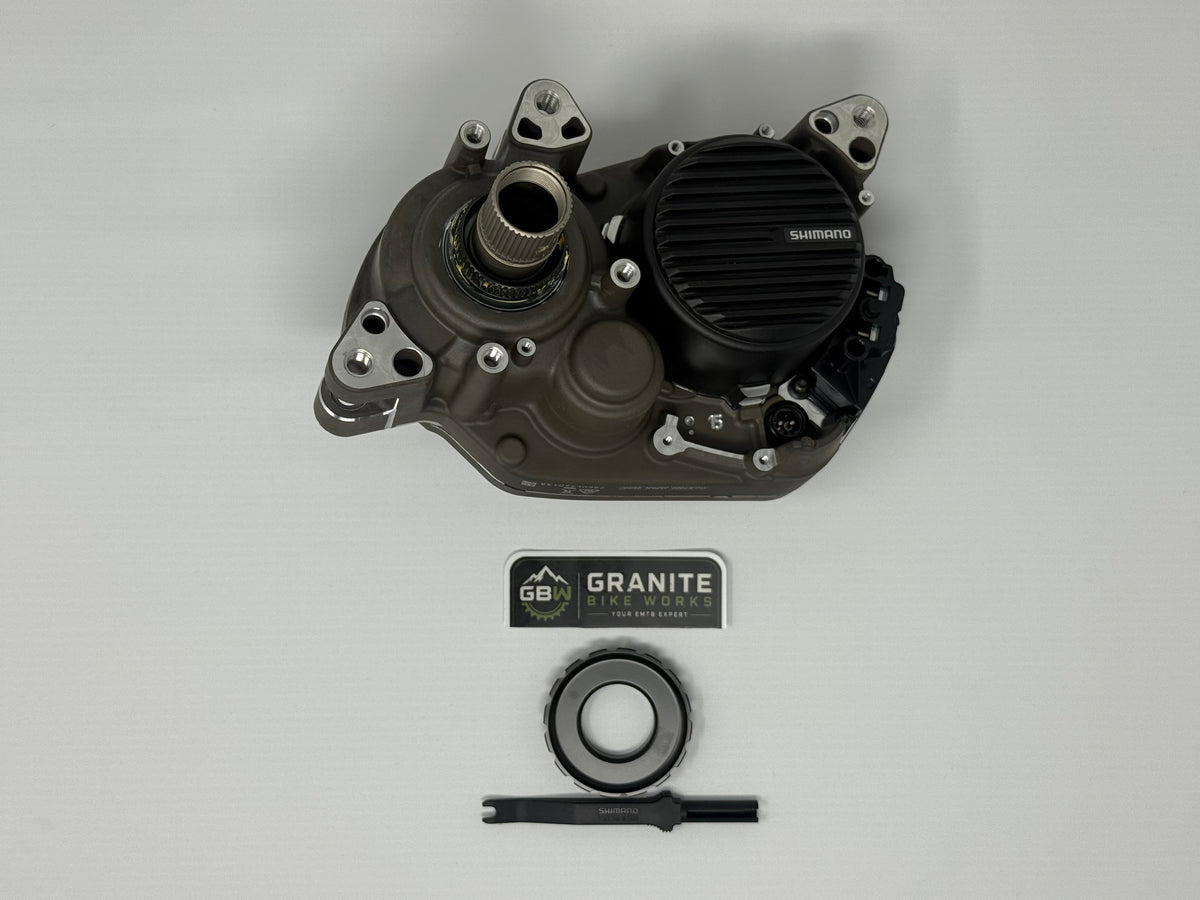 Shimano DU-E7000 E7000 60Nm configured motor connector side, Shimano STEPS eBike replacement