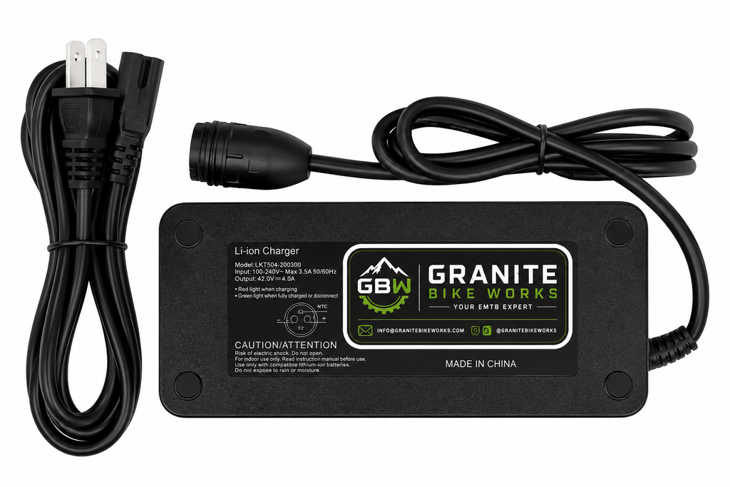 42V 4A Charger | Fits Specialized Turbo Levo, Kenevo, Vado, Como & Tero